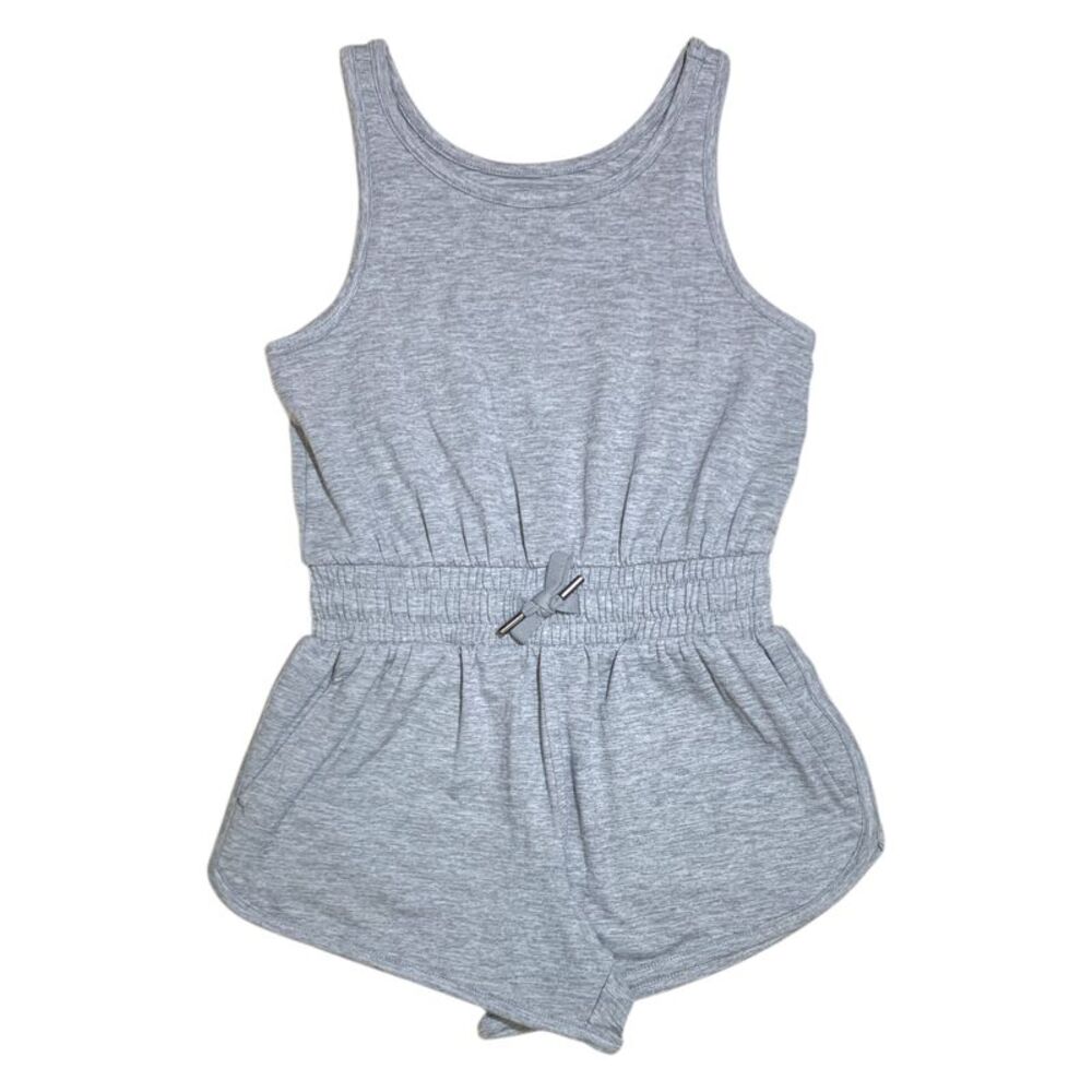 Member's Mark Girls UPF 30+ Sun Protection Favorite Soft Romper - Grey Heather